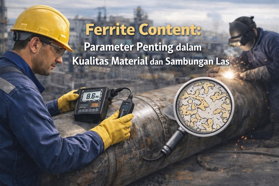 Ferrite Content Parameter Penting dalam Kualitas Material dan Sambungan Las
