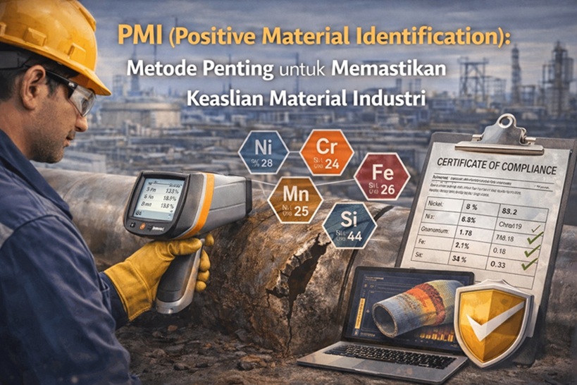 PMI (Positive Material Identification) Metode Penting untuk Memastikan Keaslian Material Industri